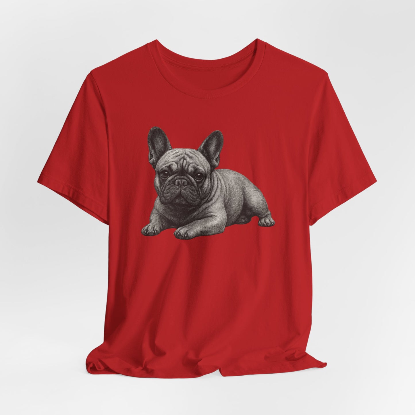 French Bulldog Graphic Tee — Realistic Pup Illustration T-Shirt