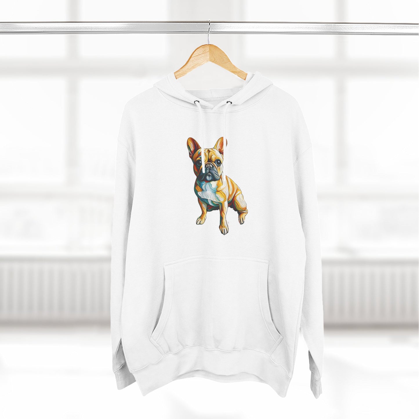 French Bulldog Rescue Hoodie - "Thank u 4 saving an animal" | Cute Dog Fleece Pullover