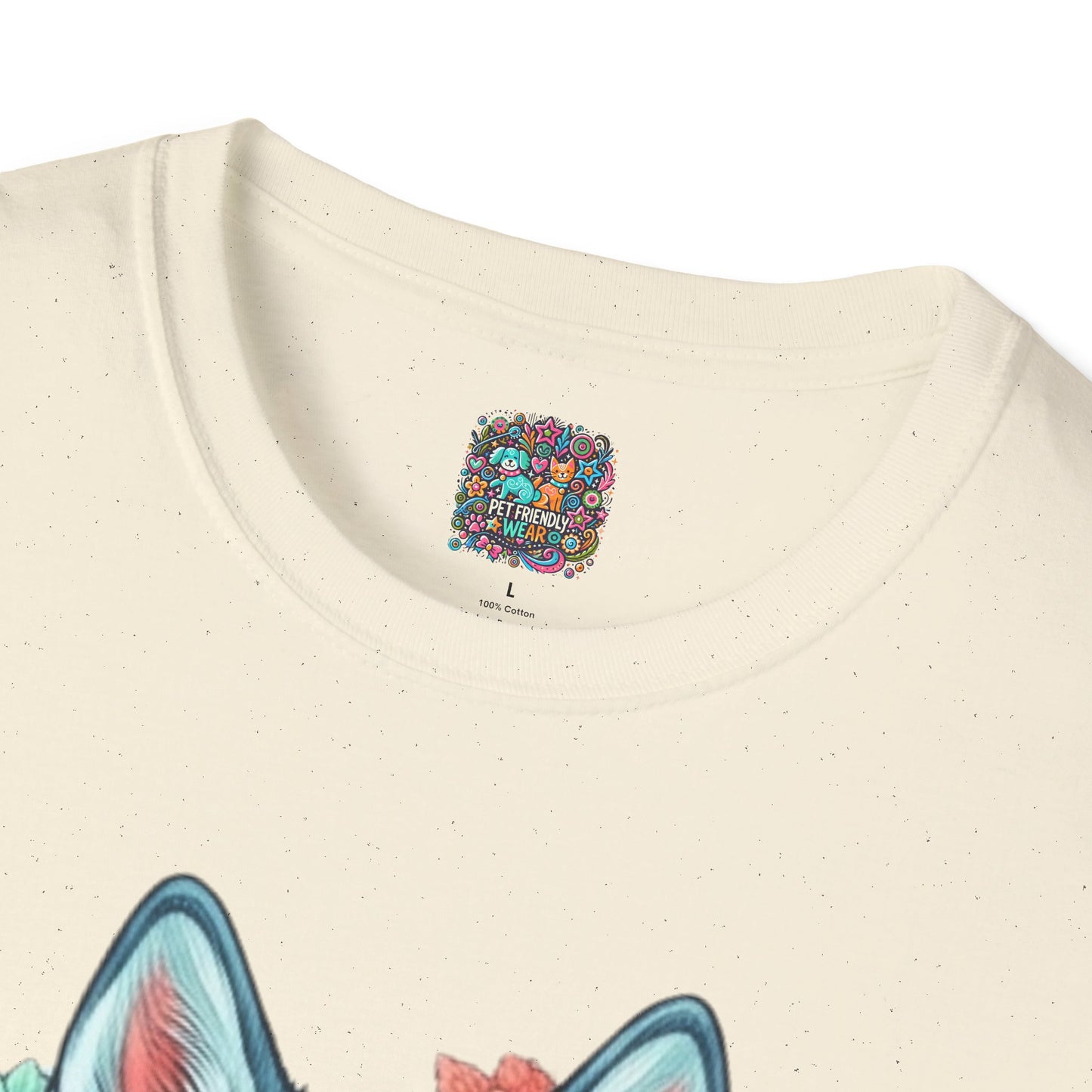 Husky Floral Tee — "Thank u 4 saving an animal" Rescue Dog Shirt