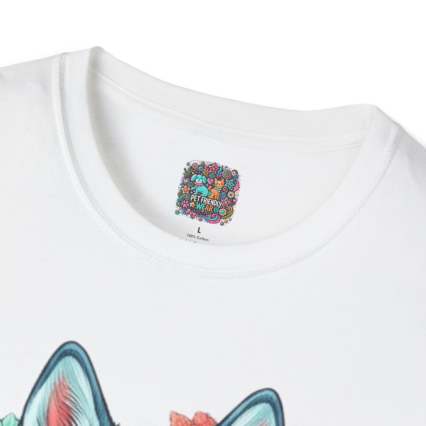 Husky Floral Tee — "Thank u 4 saving an animal" Rescue Dog Shirt
