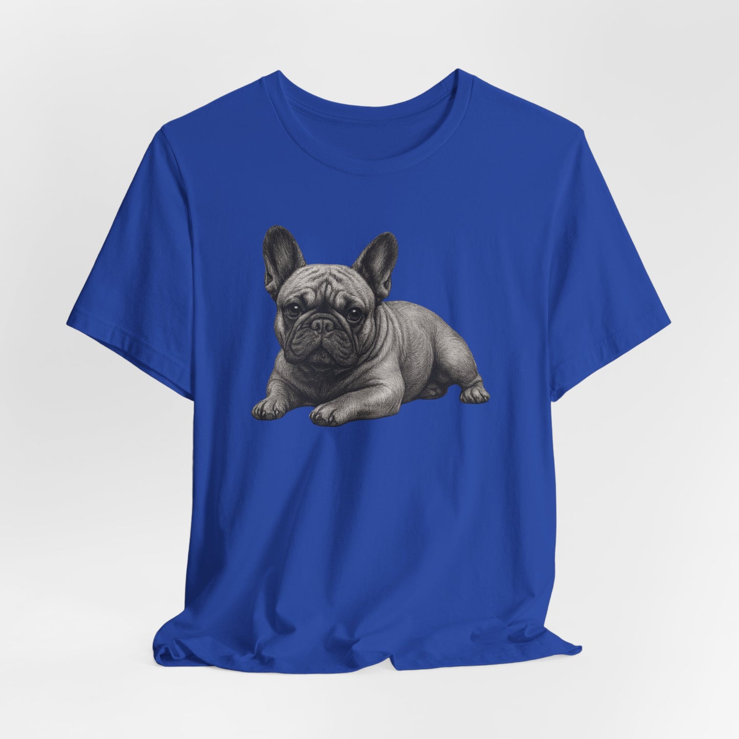 French Bulldog Graphic Tee — Realistic Pup Illustration T-Shirt