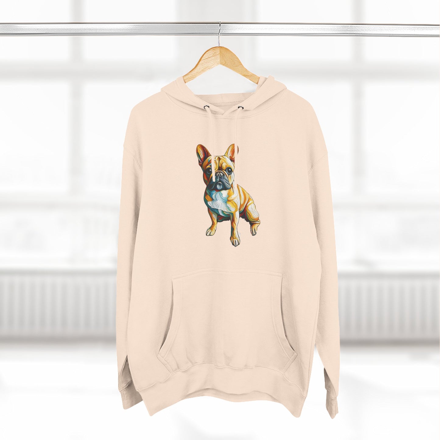 French Bulldog Rescue Hoodie - "Thank u 4 saving an animal" | Cute Dog Fleece Pullover