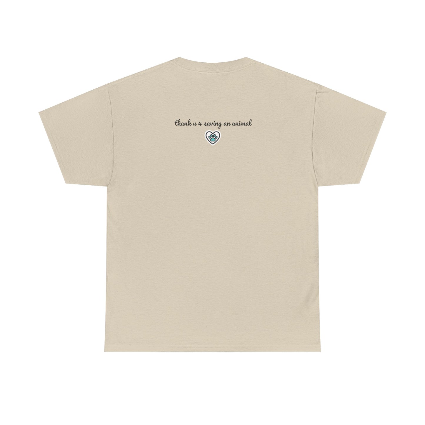 Floral Cat T‑Shirt — Colorful Flower Silhouette Tee ("There is a person in animal" back text)