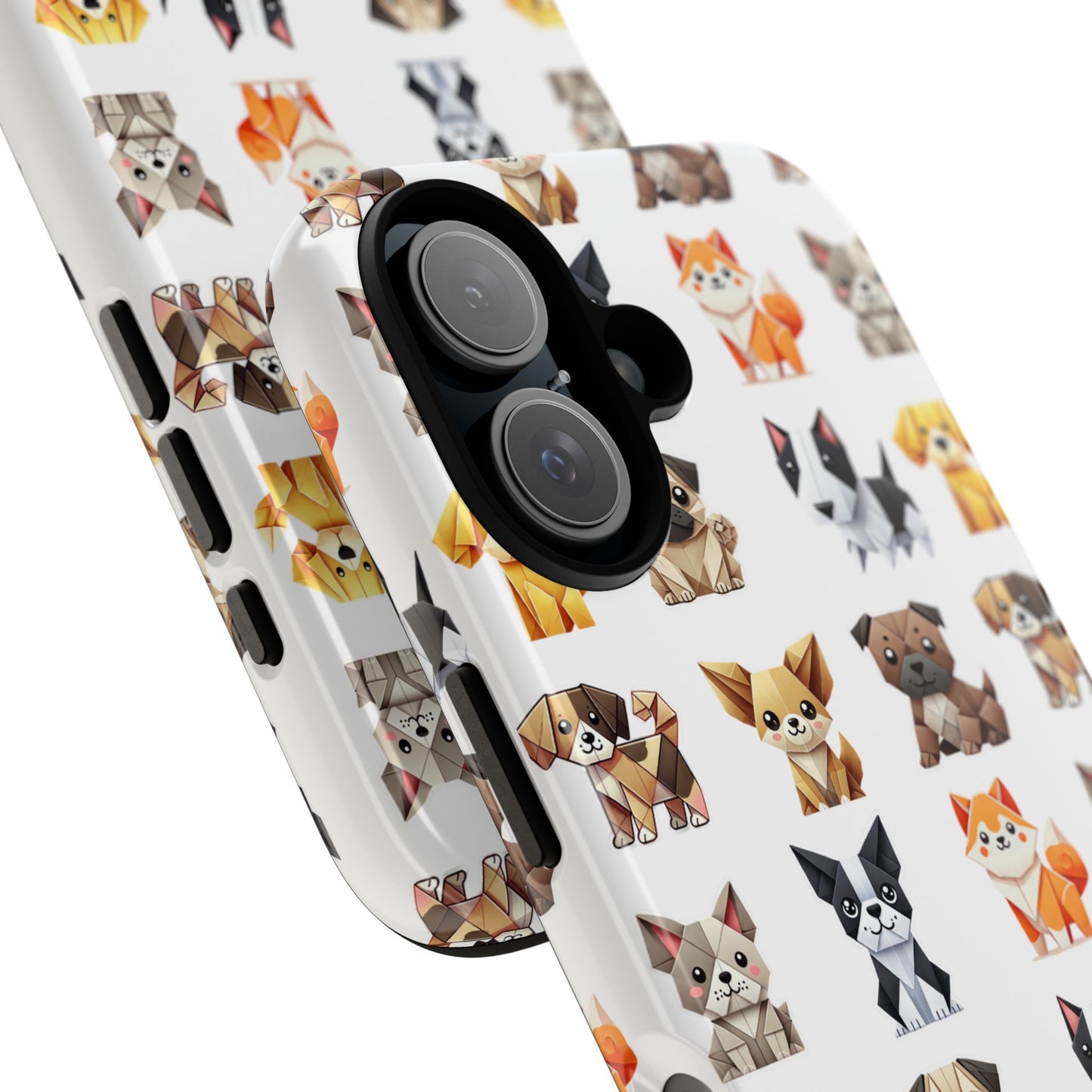 Phone Case — Cute Cartoon Dog Pattern Protective Tough Case
