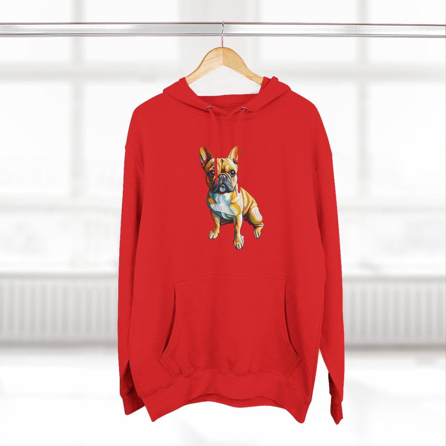French Bulldog Rescue Hoodie - "Thank u 4 saving an animal" | Cute Dog Fleece Pullover