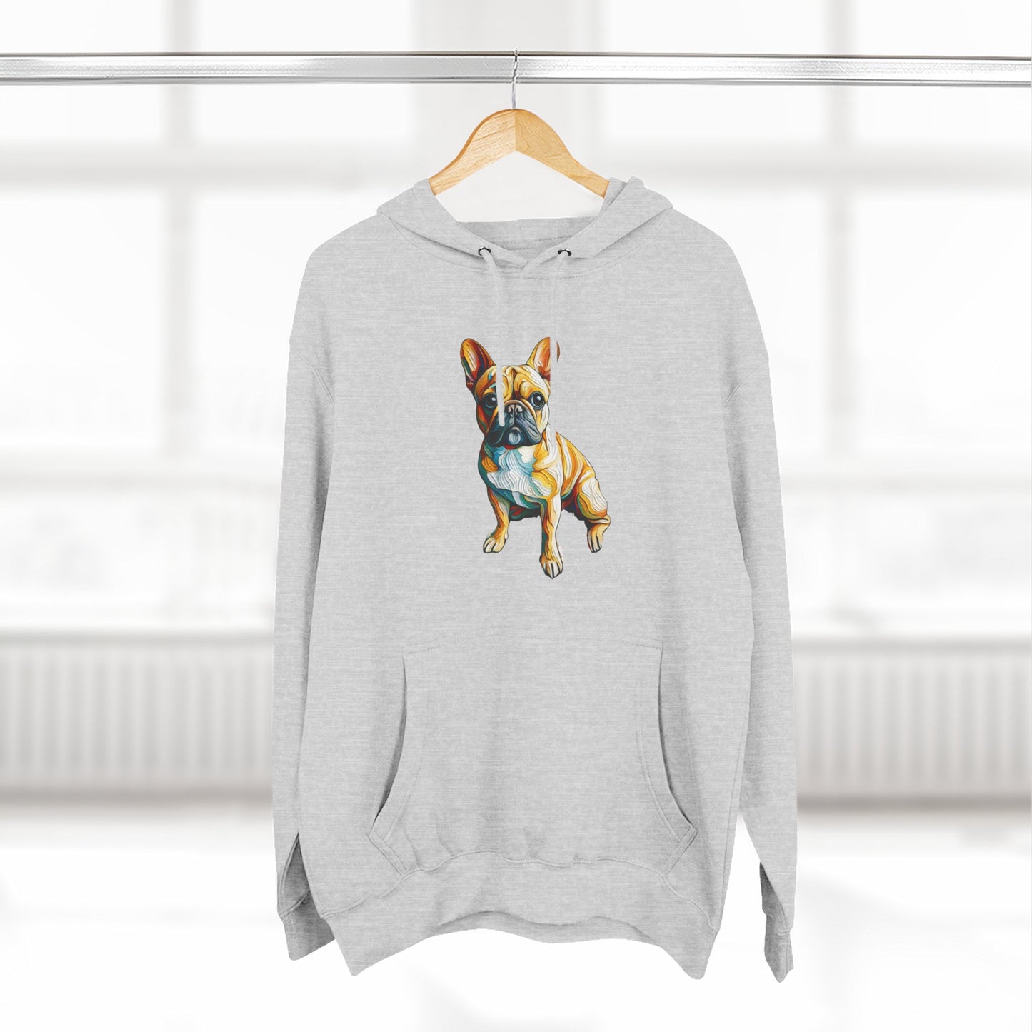 French Bulldog Rescue Hoodie - "Thank u 4 saving an animal" | Cute Dog Fleece Pullover