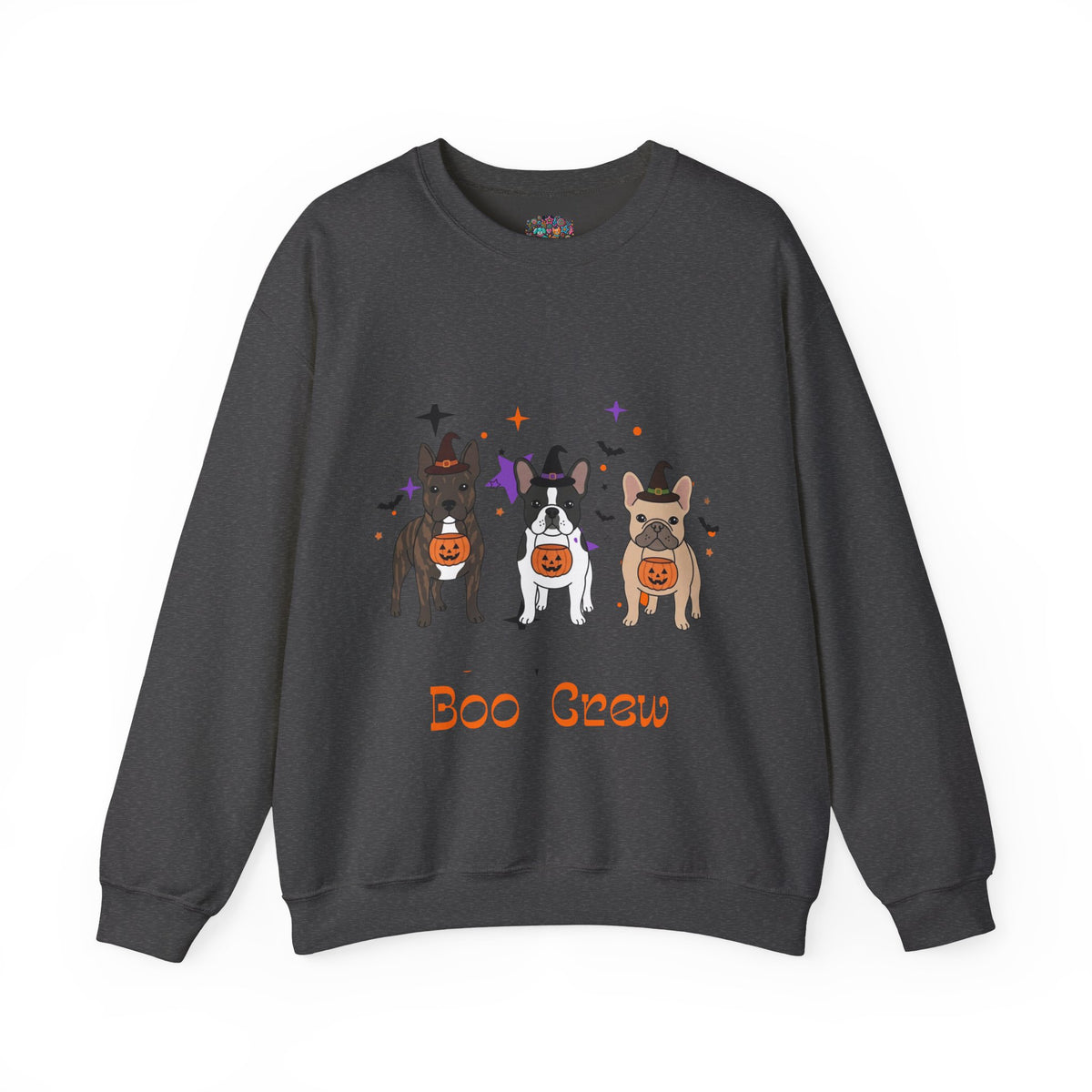 Halloween 'Boo Crew' Sweatshirt  Cute Onyx, Kiara and Mia Trick-or-Treat Graphic