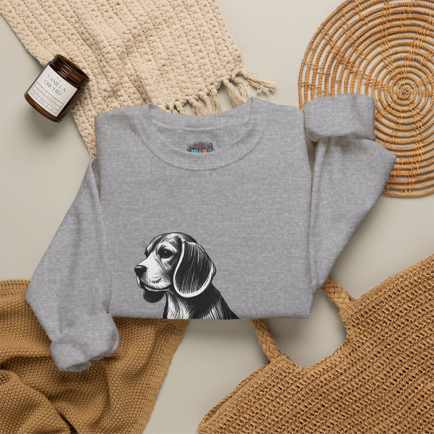 Beagle Rescue Sweatshirt — "thank u 4 saving an animal" | Rescue Donation Pet Apparel