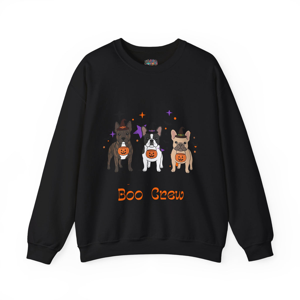Halloween 'Boo Crew' Sweatshirt  Cute Onyx, Kiara and Mia Trick-or-Treat Graphic