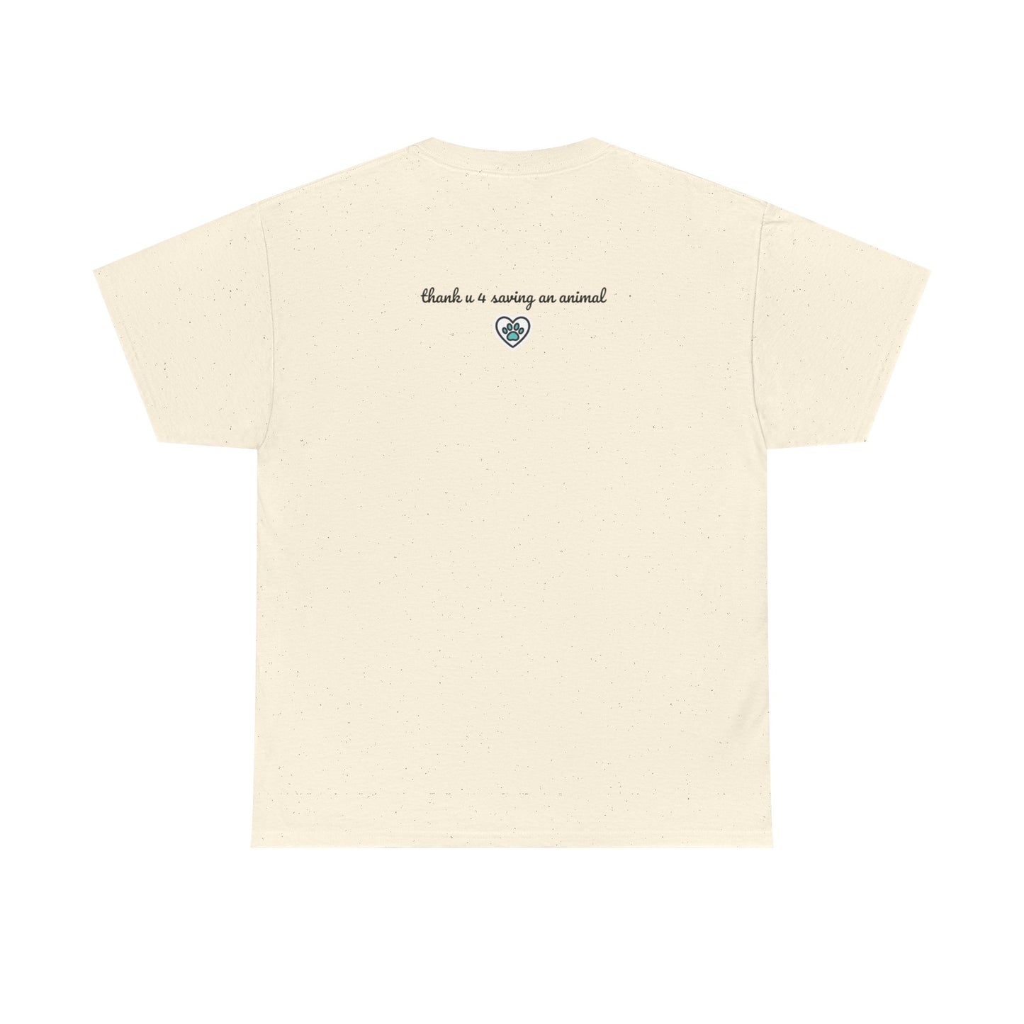 Floral Cat T‑Shirt — Colorful Flower Silhouette Tee ("There is a person in animal" back text)