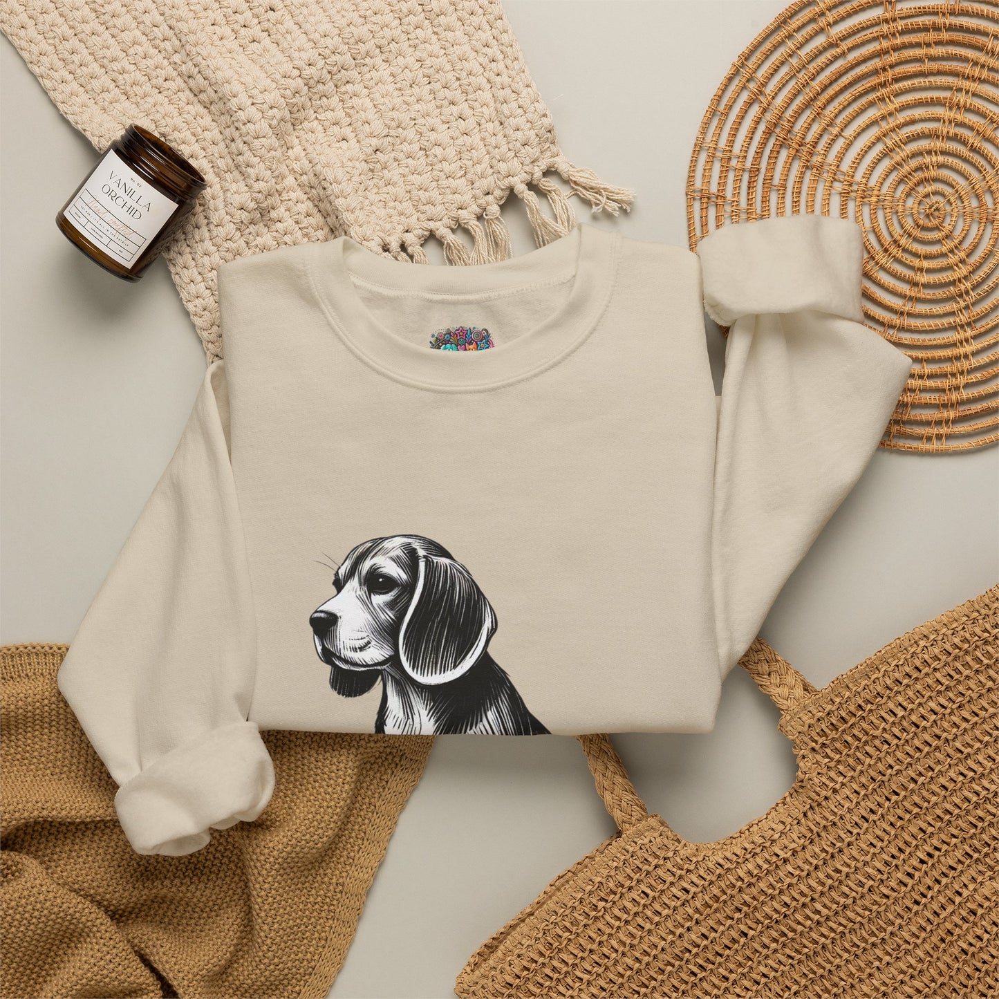 Beagle Rescue Sweatshirt — "thank u 4 saving an animal" | Rescue Donation Pet Apparel