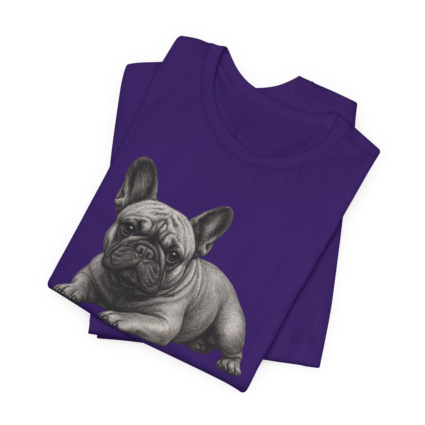 French Bulldog Graphic Tee — Realistic Pup Illustration T-Shirt