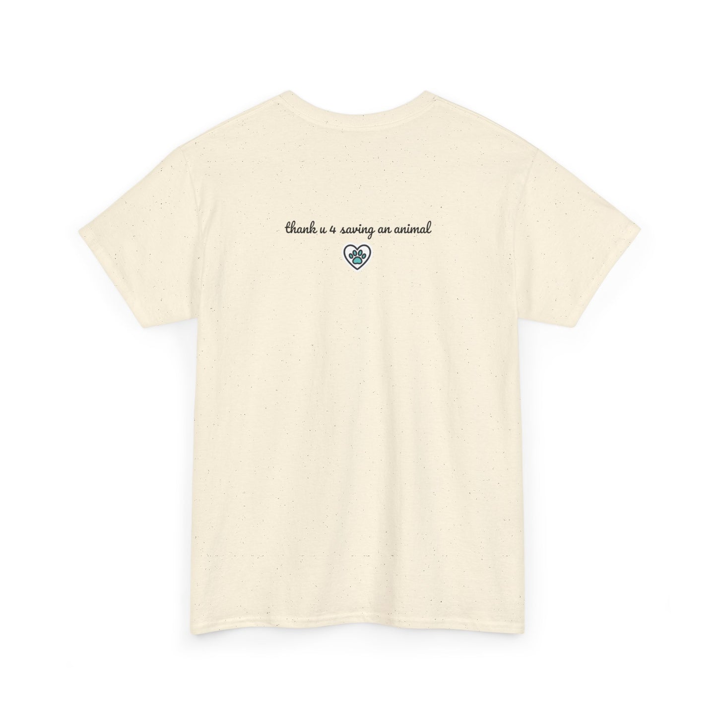 Floral Cat T‑Shirt — Colorful Flower Silhouette Tee ("There is a person in animal" back text)