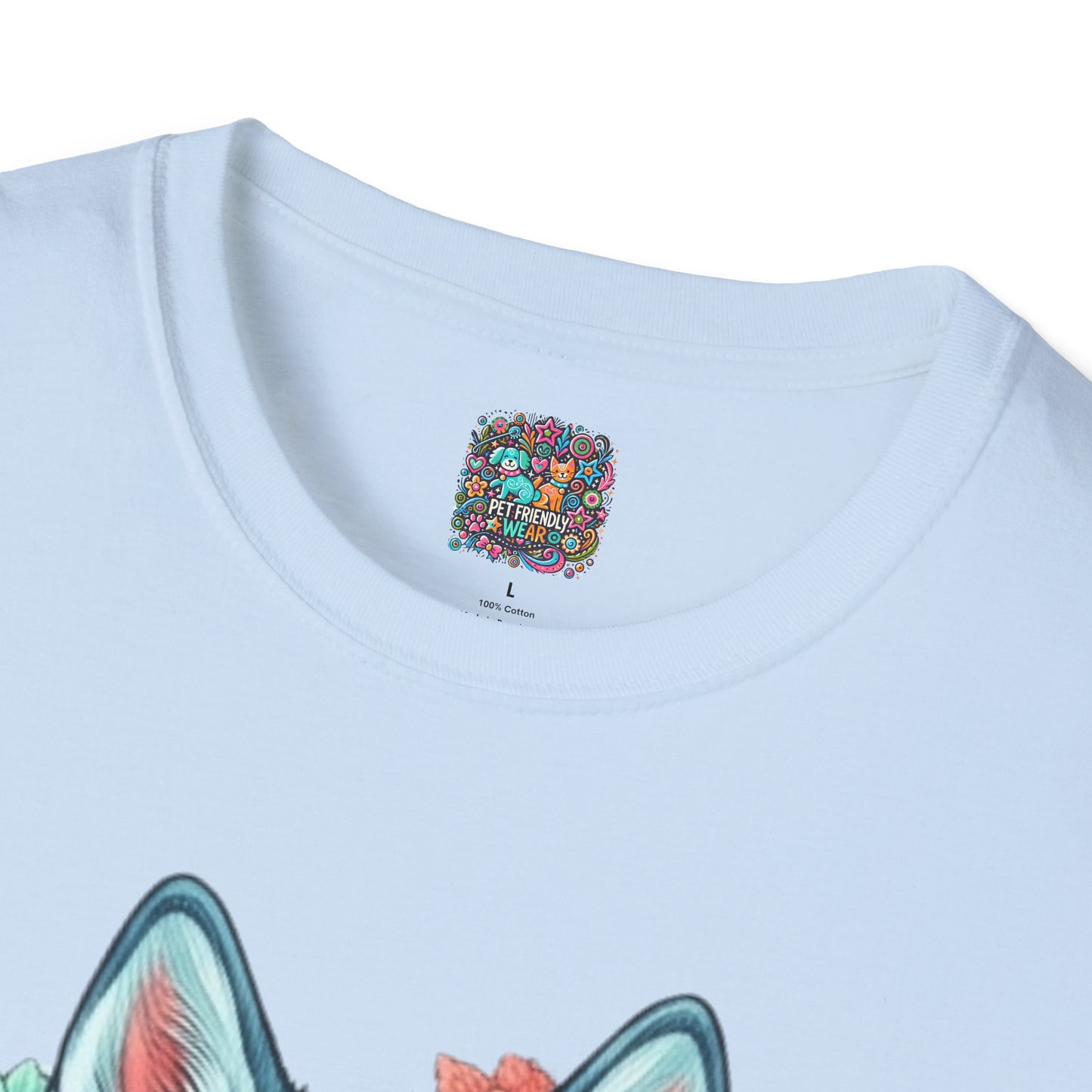 Husky Floral Tee — "Thank u 4 saving an animal" Rescue Dog Shirt
