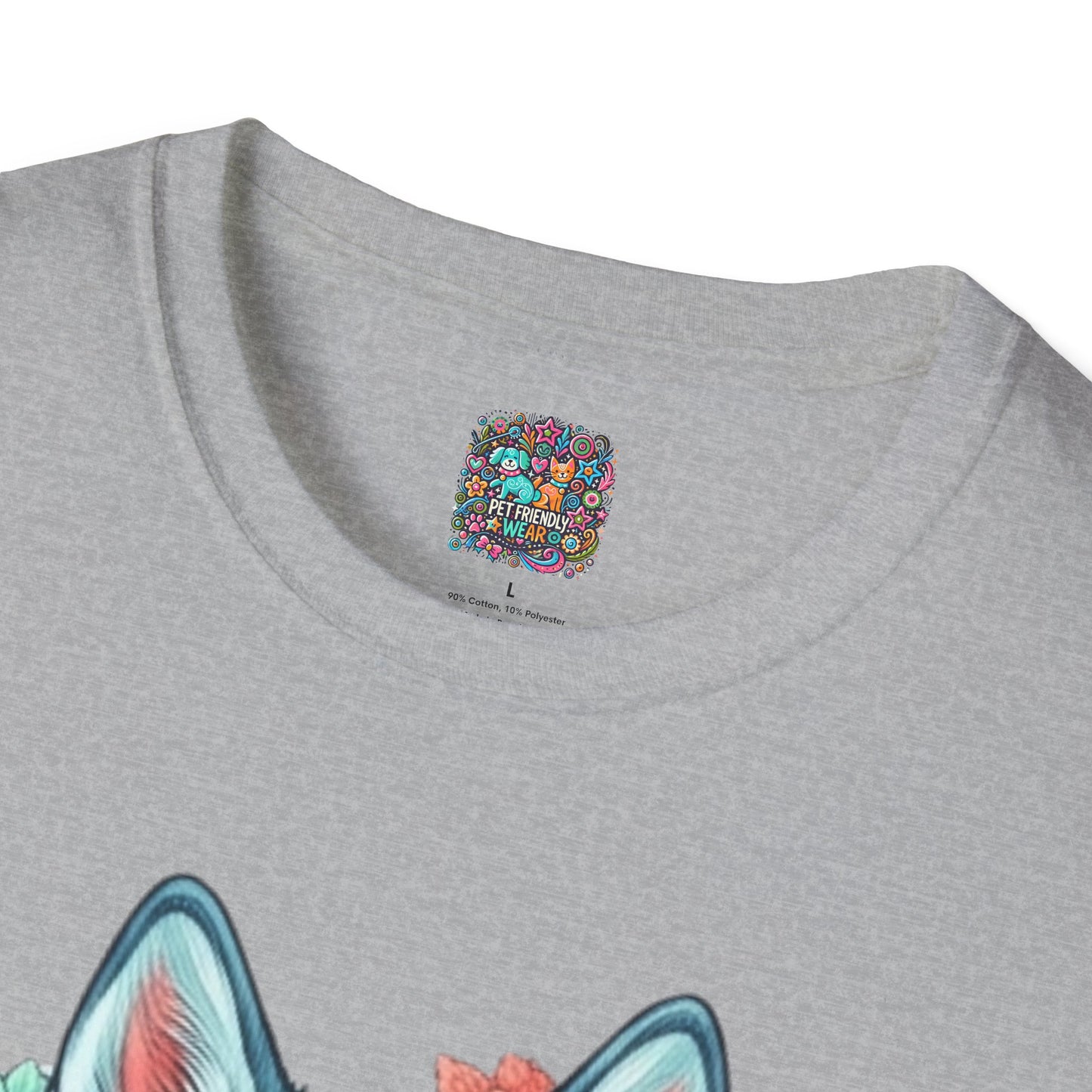 Husky Floral Tee — "Thank u 4 saving an animal" Rescue Dog Shirt