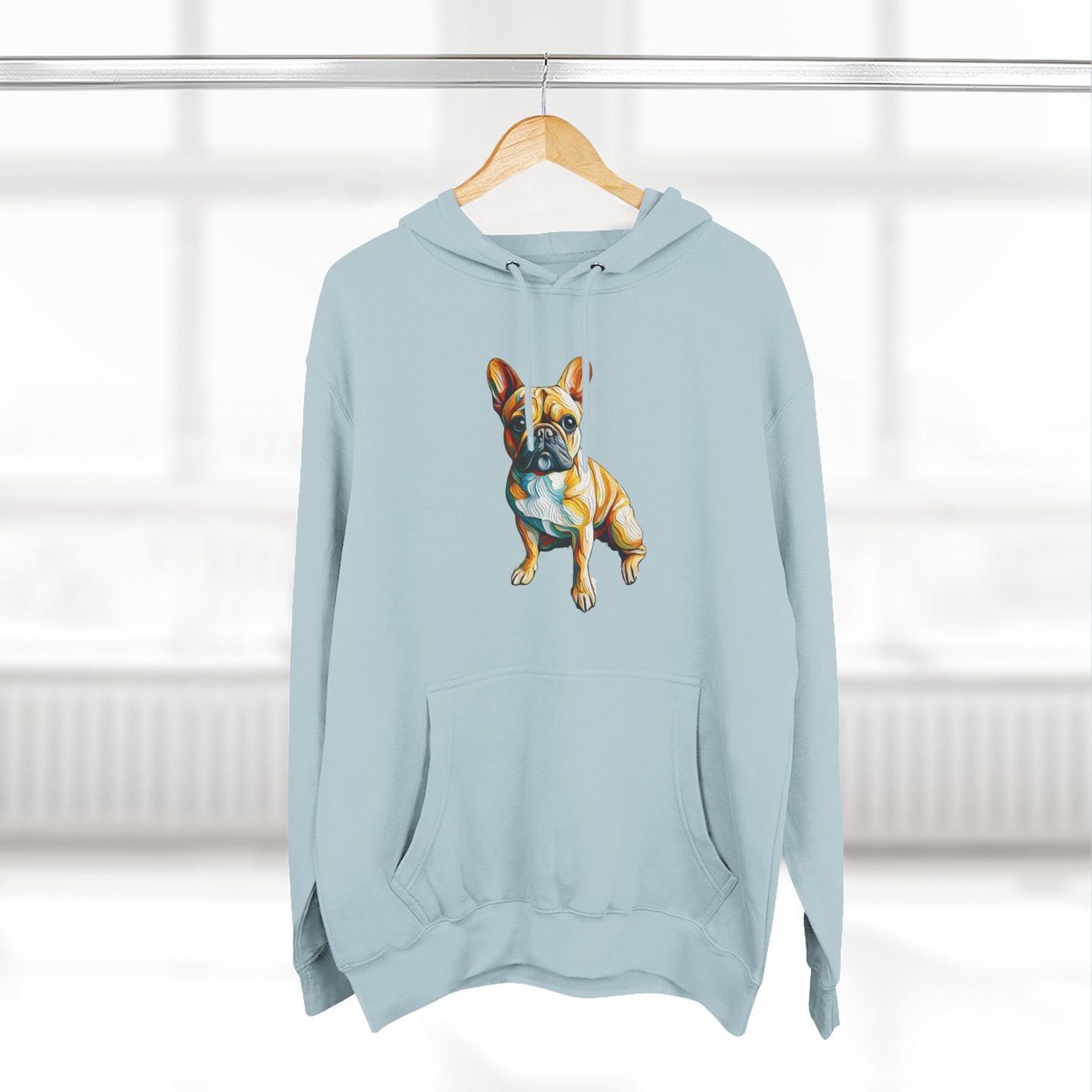 French Bulldog Rescue Hoodie - "Thank u 4 saving an animal" | Cute Dog Fleece Pullover