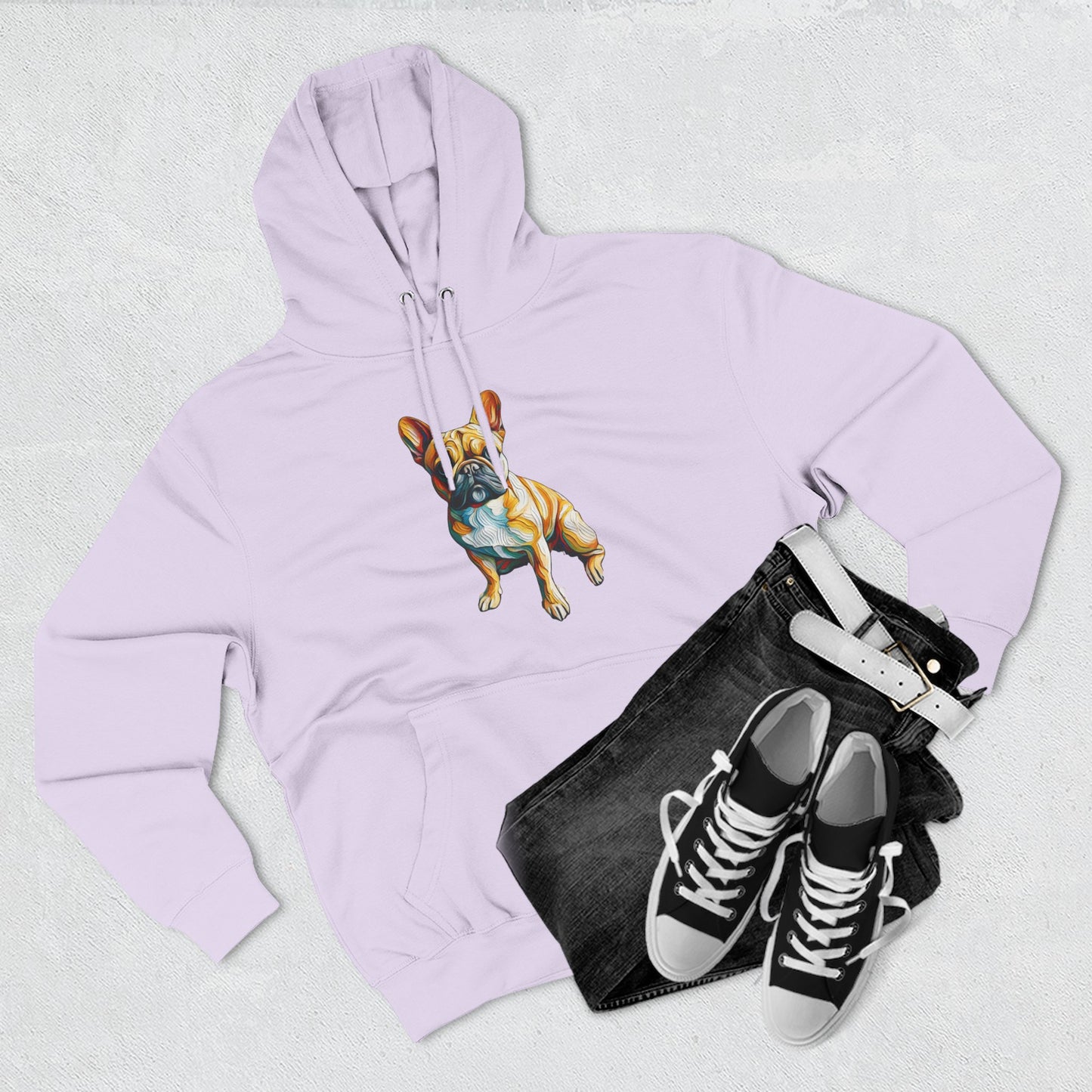 French Bulldog Rescue Hoodie - "Thank u 4 saving an animal" | Cute Dog Fleece Pullover