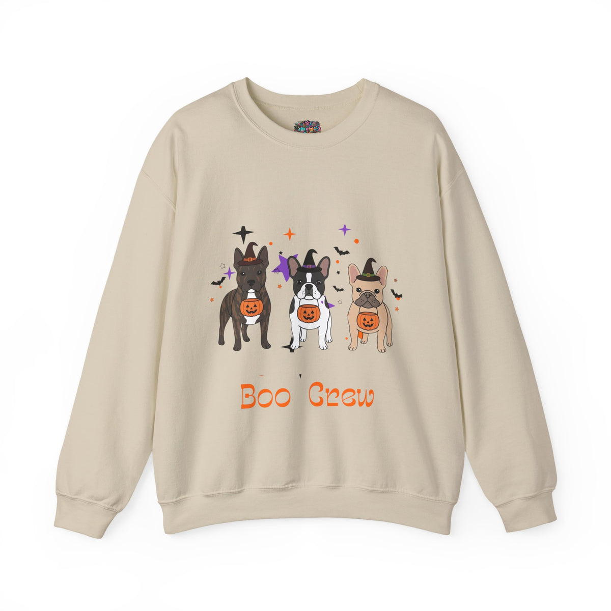 Halloween 'Boo Crew' Sweatshirt  Cute Onyx, Kiara and Mia Trick-or-Treat Graphic