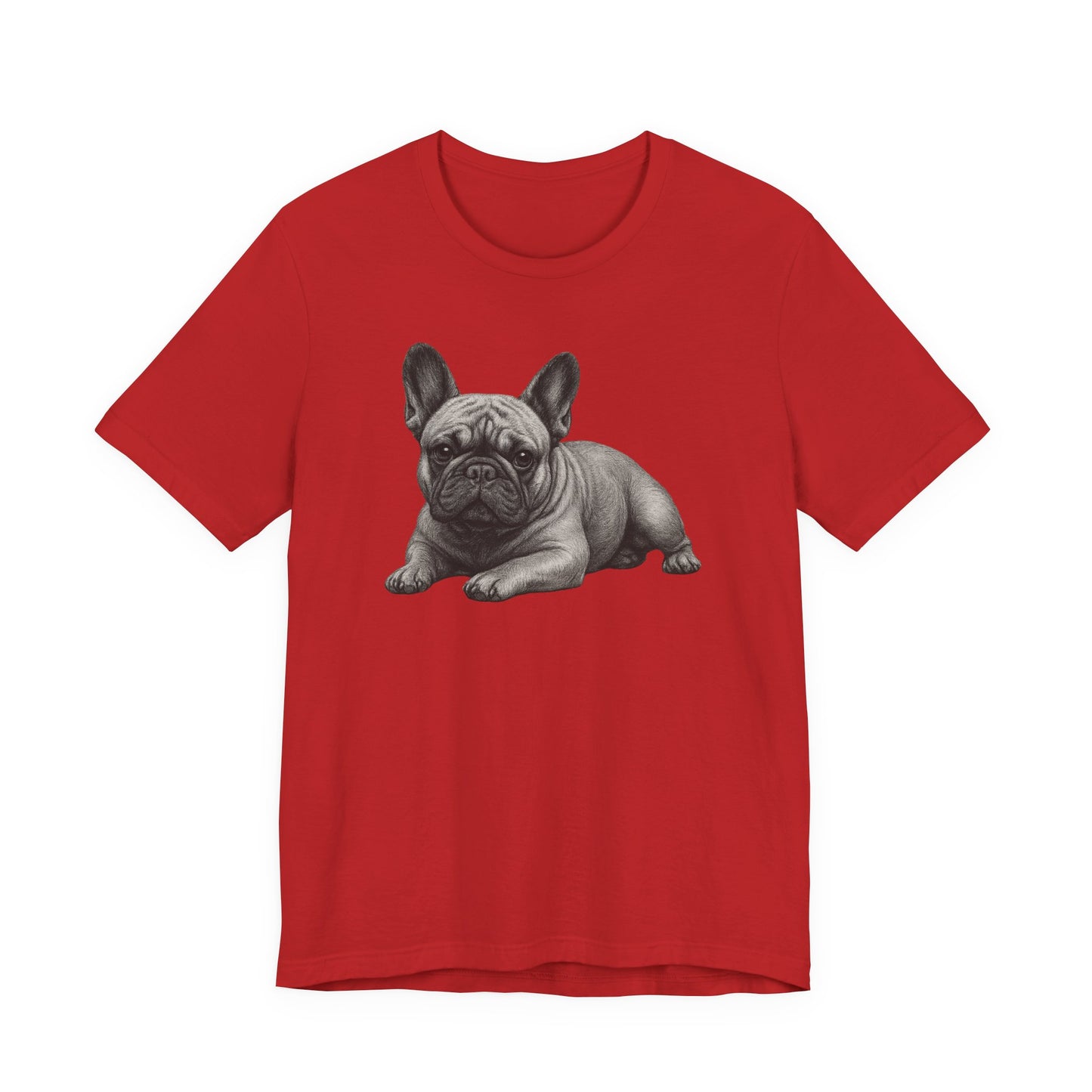 French Bulldog Graphic Tee — Realistic Pup Illustration T-Shirt