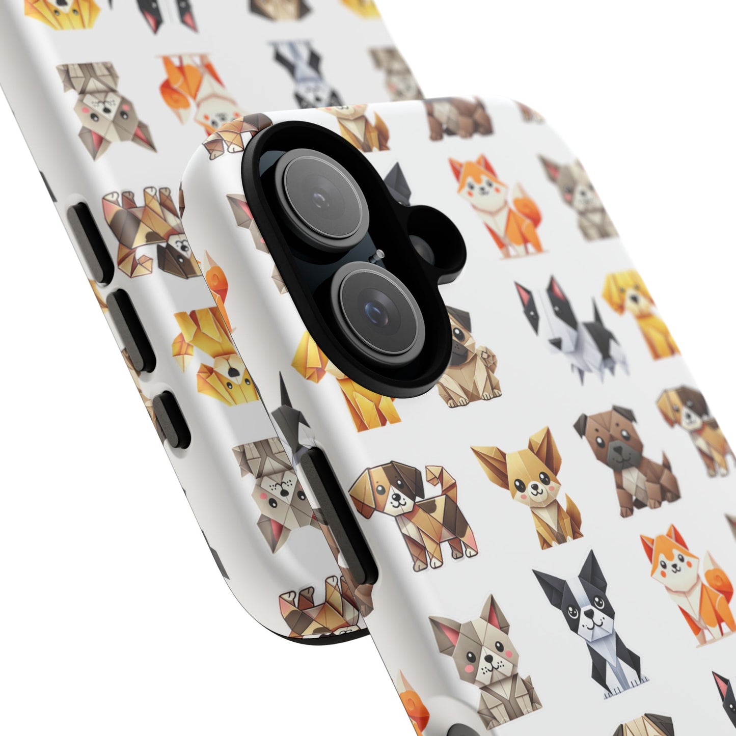 Phone Case — Cute Cartoon Dog Pattern Protective Tough Case