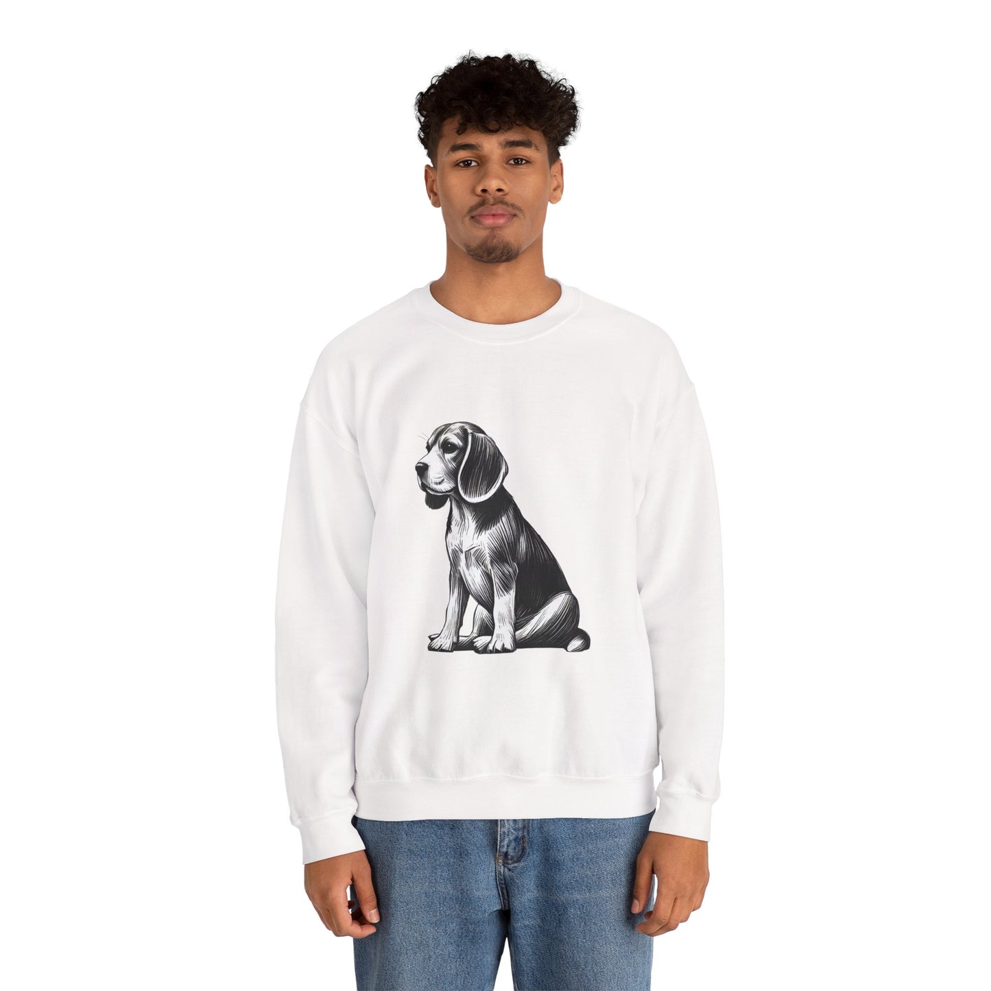 Beagle Rescue Sweatshirt — "thank u 4 saving an animal" | Rescue Donation Pet Apparel