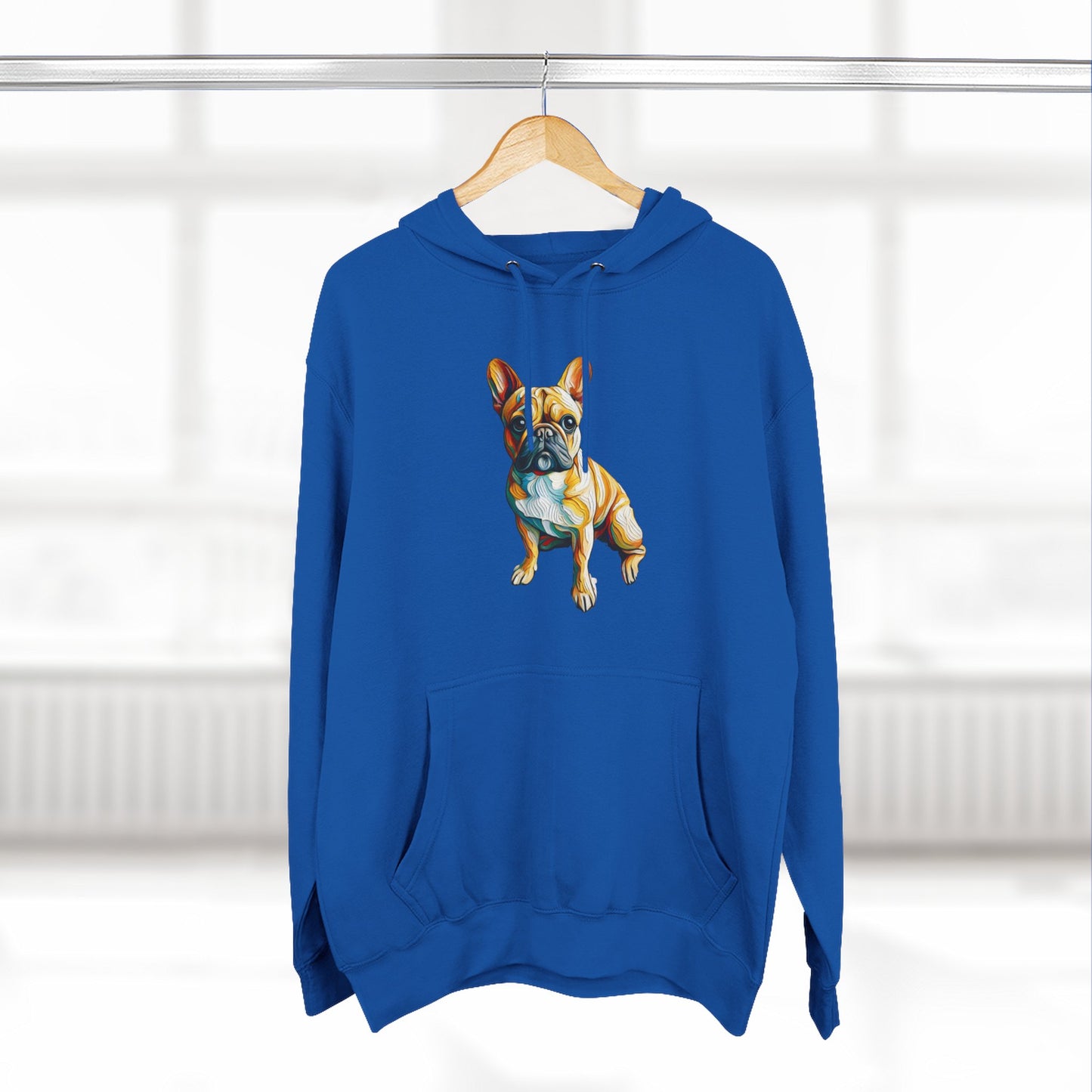 French Bulldog Rescue Hoodie - "Thank u 4 saving an animal" | Cute Dog Fleece Pullover