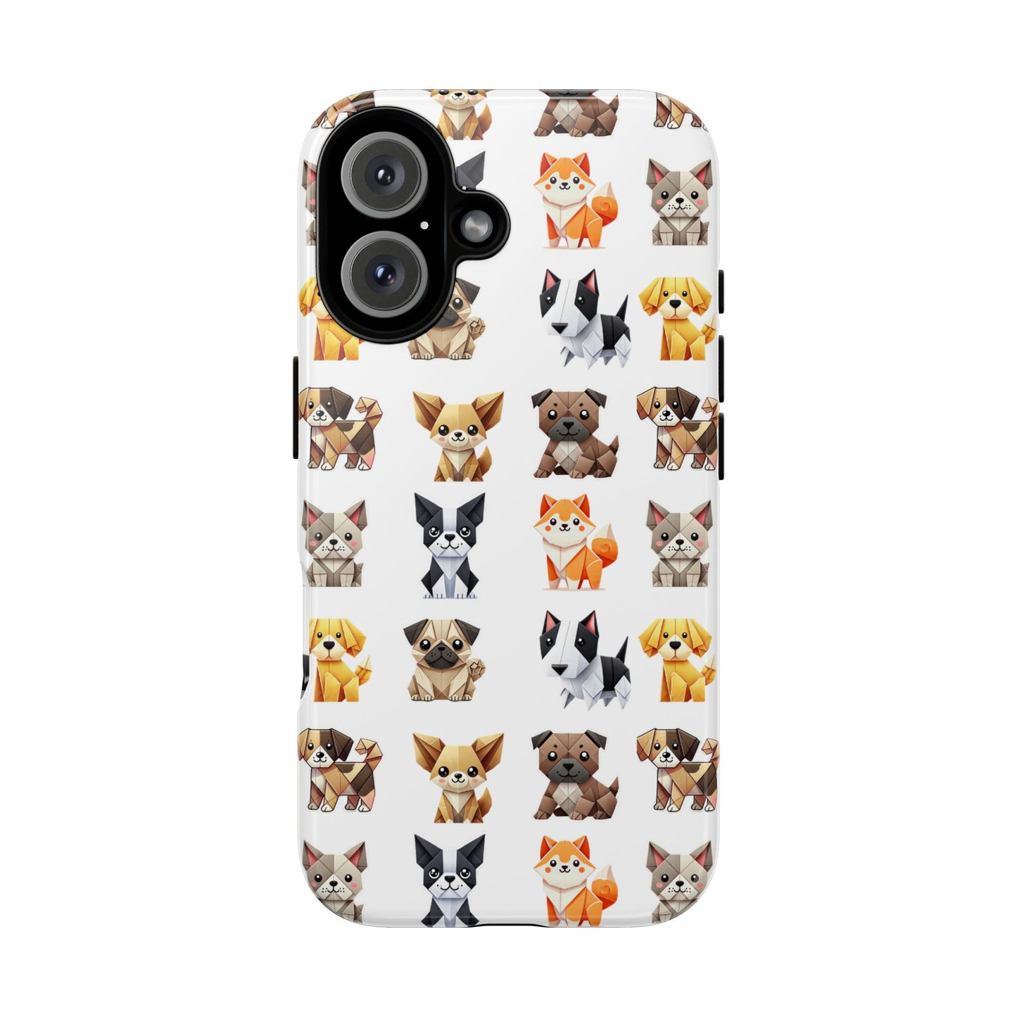 Phone Case — Cute Cartoon Dog Pattern Protective Tough Case