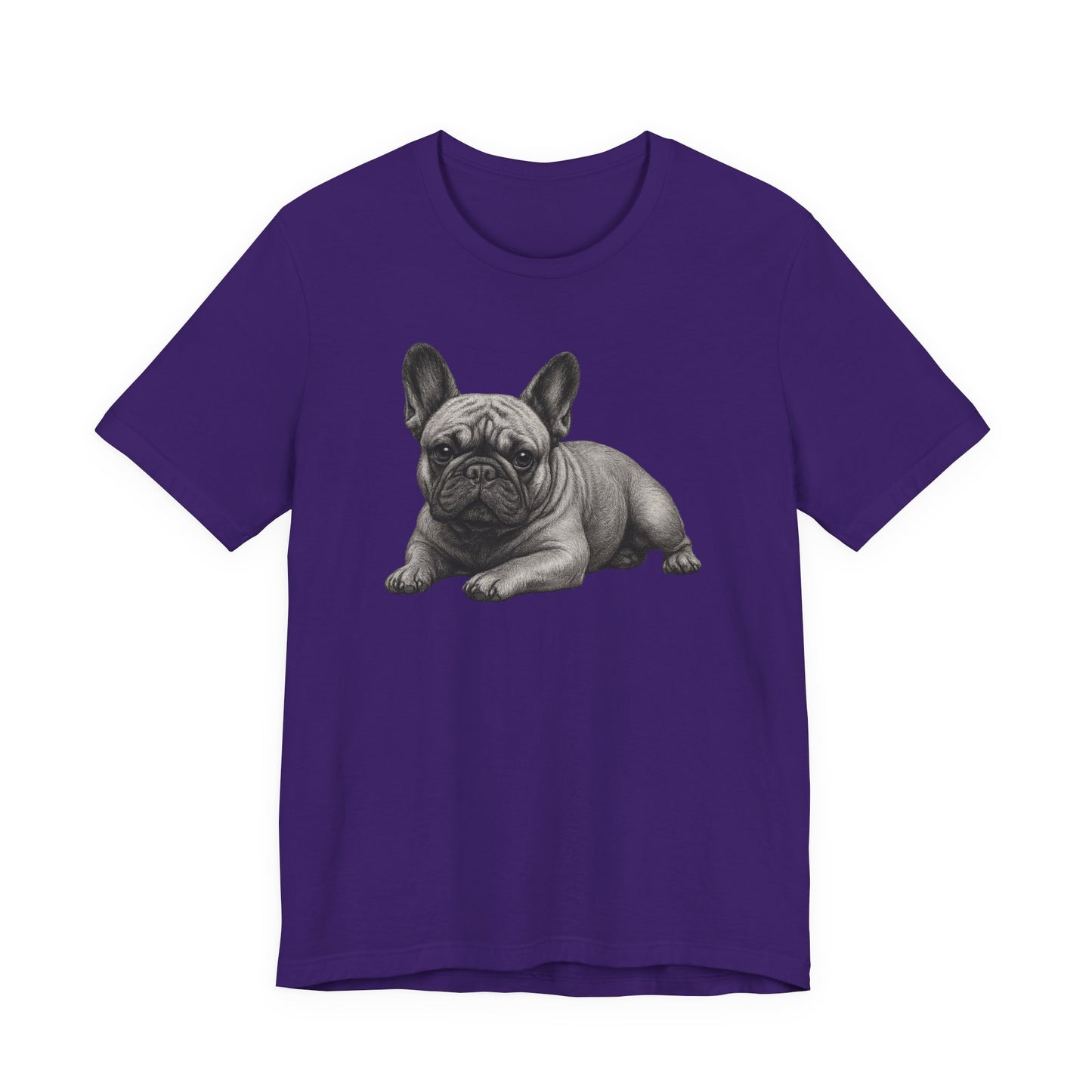 French Bulldog Graphic Tee — Realistic Pup Illustration T-Shirt
