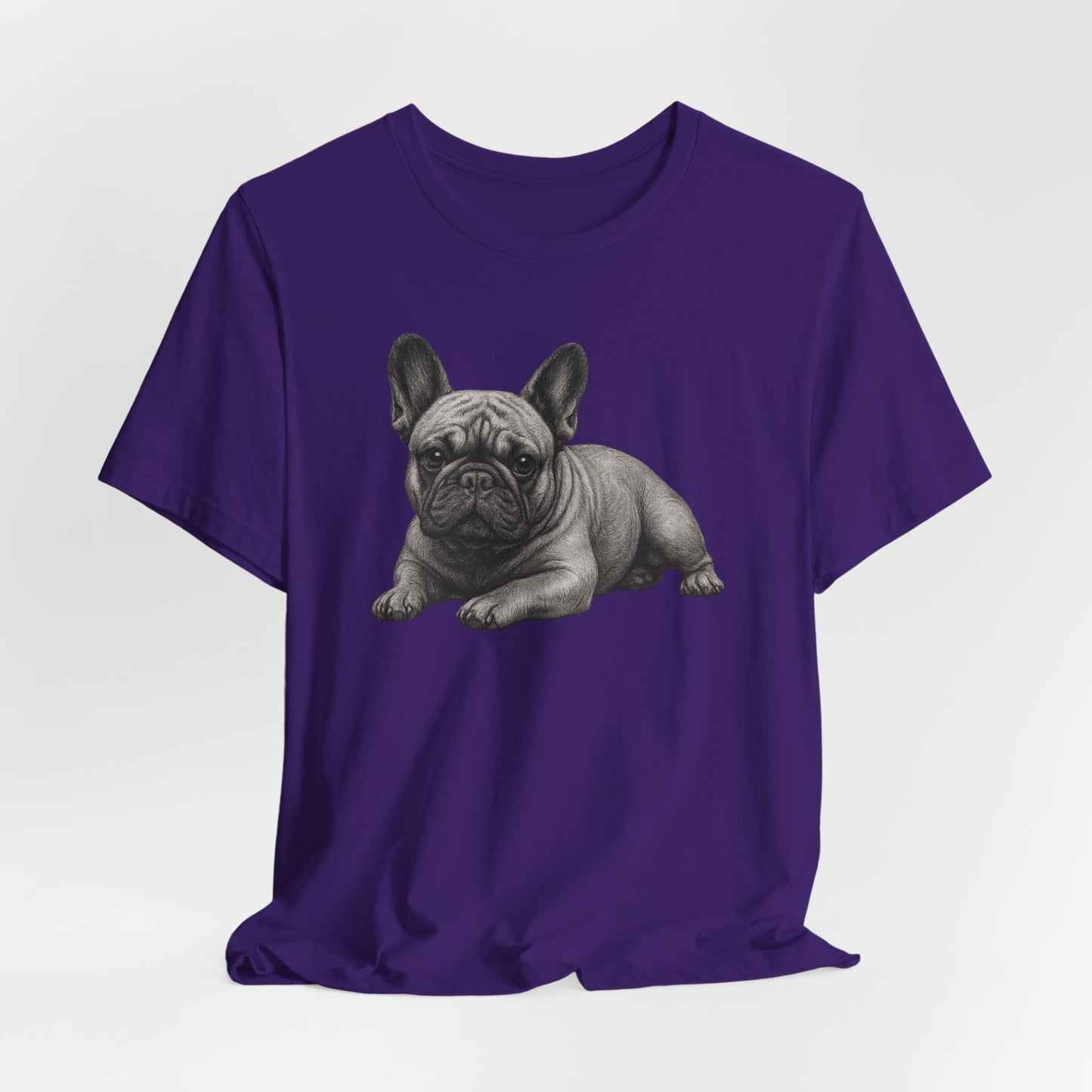 French Bulldog Graphic Tee — Realistic Pup Illustration T-Shirt